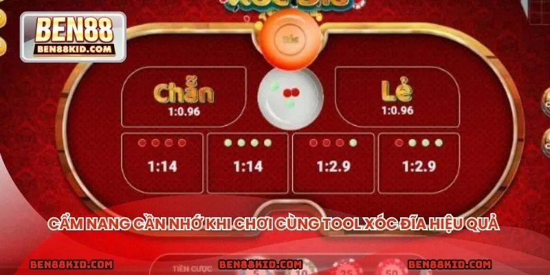 Cẩm nang cần nhớ khi chơi cùng tool xóc đĩa hiệu quả